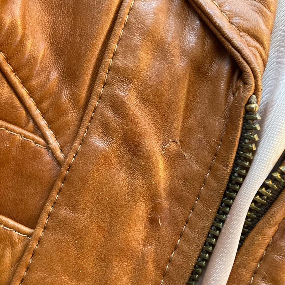 Vintage leather jacket - Picture 8 of 16